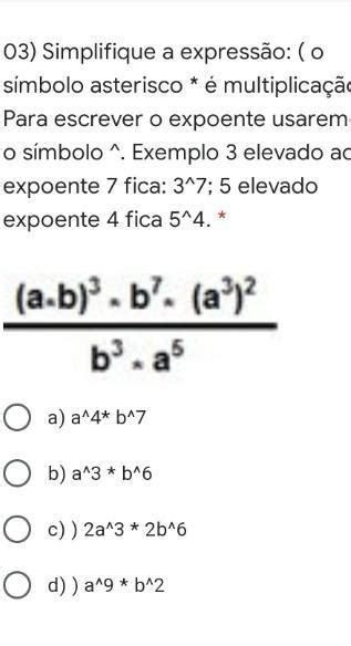 Urgenteeeee Simplifique A Express O O S Mbolo Asterisco