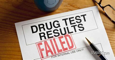 Positive Drug Test Results Higher For The First Time In 10 Years Usa