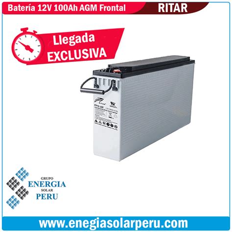 Bateria Ritar V Ah Ft Paneles Solares Per