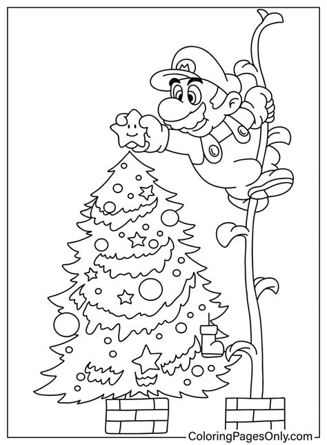 Christmas Cartoon Coloring Pages Free Printable Coloring Pages