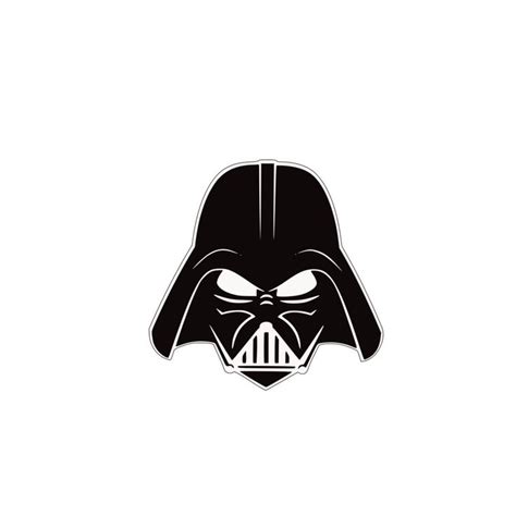 Darth Vader Head Layers Svg Powered By Box Croquis De V Tements