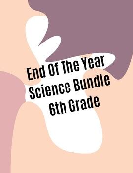 End Of Year Science Review Bundle By Tired Teacher Cozy Classroom