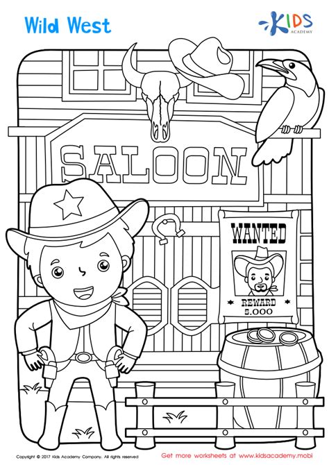 Coloring Pages Of Old West