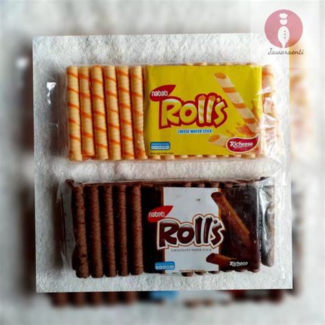 Nabati Wafer Stik Rolls Keju 250gr Free Bubble Wreap Enak Renyah