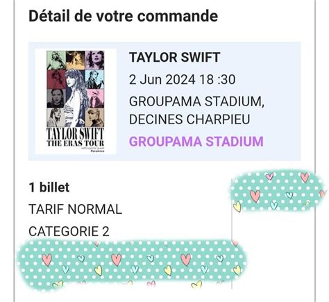 Selling 1 seated ticket Lyon France N1 (June 2nd) Category 2 : r ...