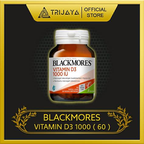 Jual BLACKMORES VITAMIN D3 1000 IU 60 TABLET Shopee Indonesia