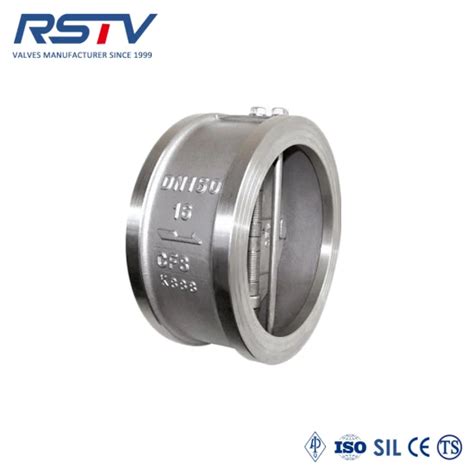 Rstv Manufacturer Wafer Stainless Steel Cf Cf M Dual Plate Check Valve