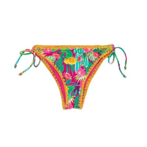 BANANA MOON AVORA SAGUARO BIKINI BOTTOM Woman Fuchsia Green