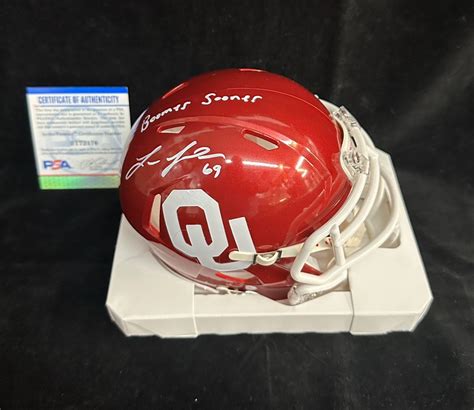 Philadelphia Eagles - Oklahoma Sooners Lane Johnson Autographed Mini ...