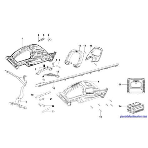 Moteur Pour Taille Haies Gtc L Black Decker Taille Haie Black