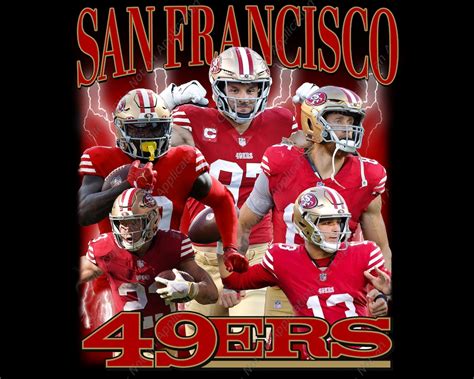 Samuel Deebo Mccaffrey Brock Purdy Kittle Nick Bosa Fred Warner Png