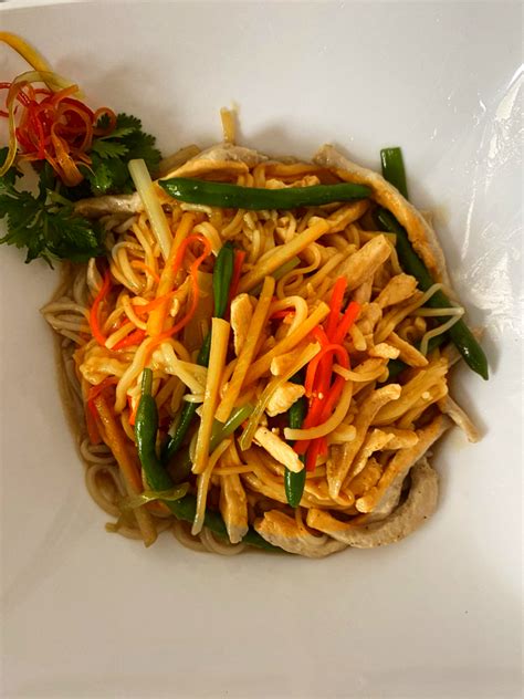 Chicken Noodles Wok Sun Paphos