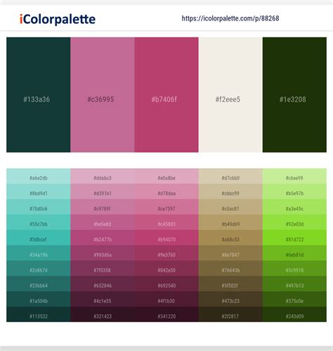 1 Latest Color Schemes with Firefly And Hopbush Color tone combinations ...