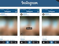 FREE Instagram Complete Feed And Profile PSD UI Behance