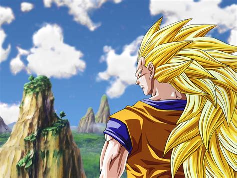 Son Goku Super Saiyan Hd Wallpaper Wallpaper Flare