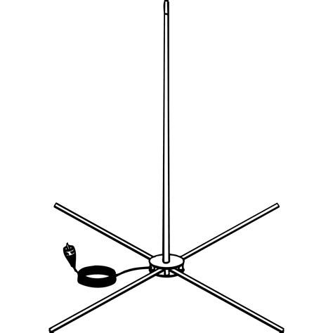 Antennas :: CB Antennas :: FIRESTIK - IBA-5 INDOOR CB BASE STATION ANTENNA WITH 18' COAX CABLE