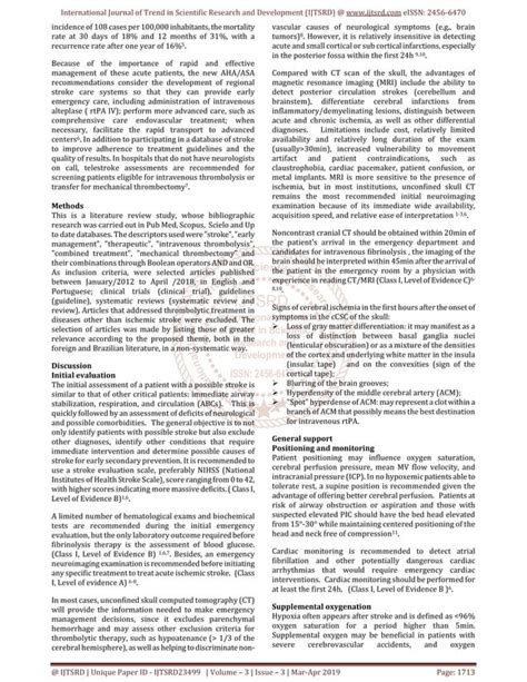 Ischemic Brain Vascular Accident Acute Phase Management Pdf