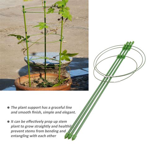 Koolleo Garden Trellis Climbing Plants Support Cage Stand For Pepper Eggplant Tomato Flowers