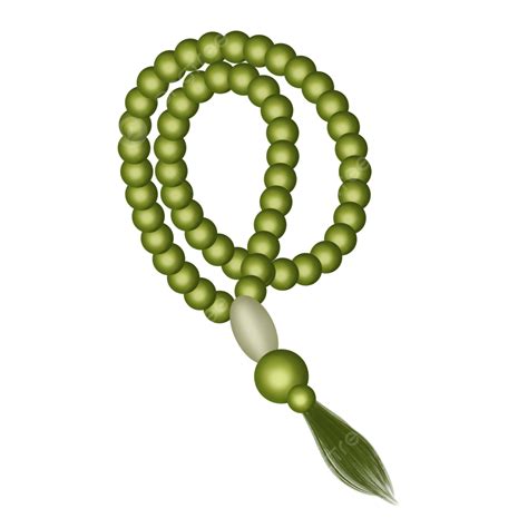 Prayer Beads Png Transparent Islamic Pearl Olive Green Prayer Beads