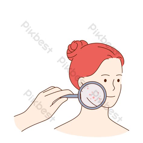 skin problem problems  beauty concept png images eps