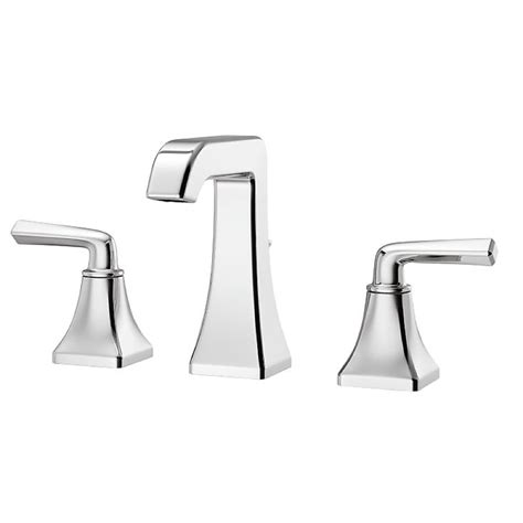 Pfister Park Avenue Polished Chrome Widespread 2 Handle Watersense Bathroom Sink Faucet With