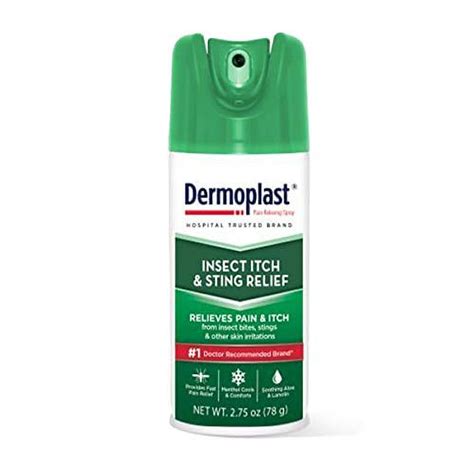 Dermoplast Insect Itch And Sting Pain Relief Spray For Bug Bites And Stings With Benzocaine