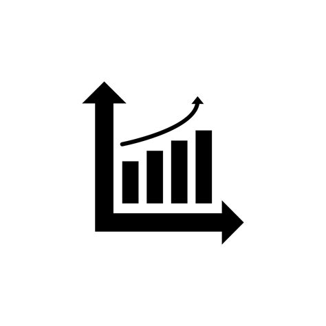 growth chart vector icon illustration 23278904 Vector Art at Vecteezy