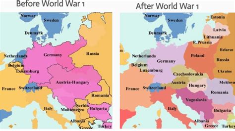 Map Of Europe before Ww1 and after 10 Explicit Map Europe 1918 after ...