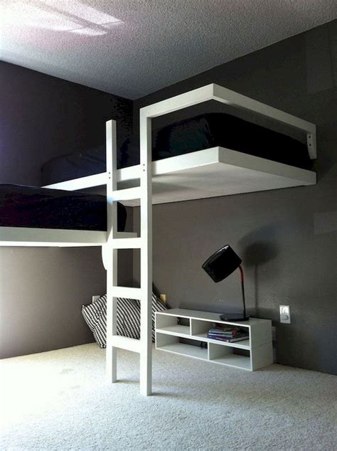 Comfy Minimalist Bedroom Decor Ideas Small Rooms Modern Loft Bed