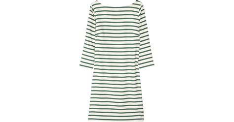 Lyst J Crew Striped Silk Shift Dress In White