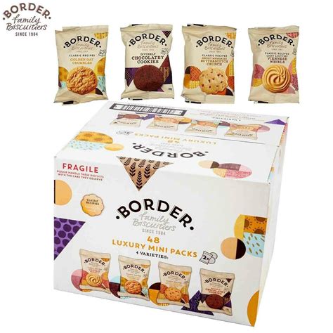 Border Biscuits 48 Pack In Box 4 Varieties Biscuits