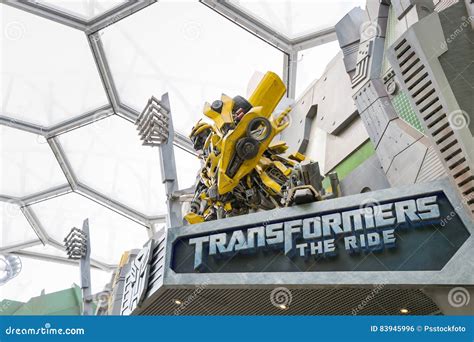 TRANSFORMERS the Ride editorial photo. Image of tourism - 83945996