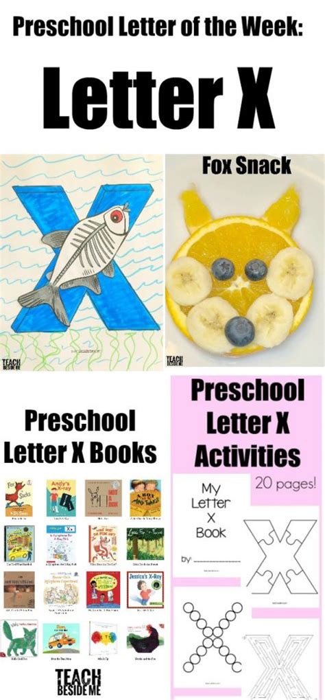 Letter of the Week: Preschool Letter X Activities - Teach Beside Me