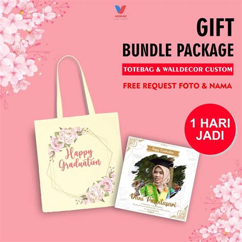 Jual Kado Wisuda Hiasan Dinding Foto Totebag Hadiah Ulang Tahun Ultah