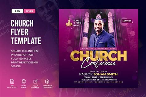 Church Conference Flyer Template Graphic By Designertahsin · Creative