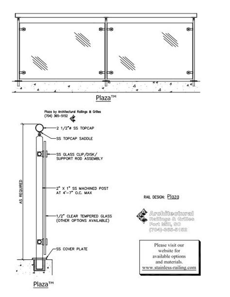 pdf railing detail - Stainless Railings