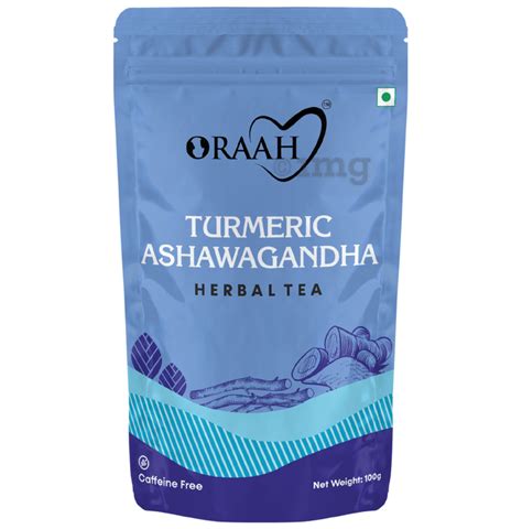 Oraah Turmeric Ashwagandha Herbal Tea Buy Packet Of 1000 Gm Leaves At