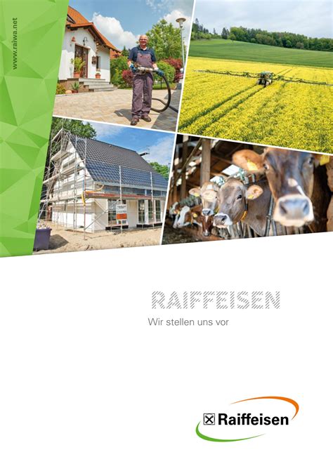 Raiffeisen Waren Gmbh Imagebroschüre Raiffeisen Wir Stellen Uns