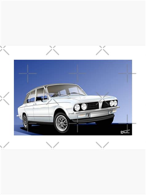 Poster Artwork Triumph Dolomite Sprint Sticker By Rjwautographics