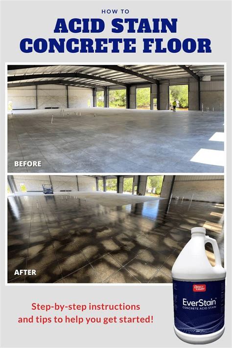 acid stain concrete floors artofit