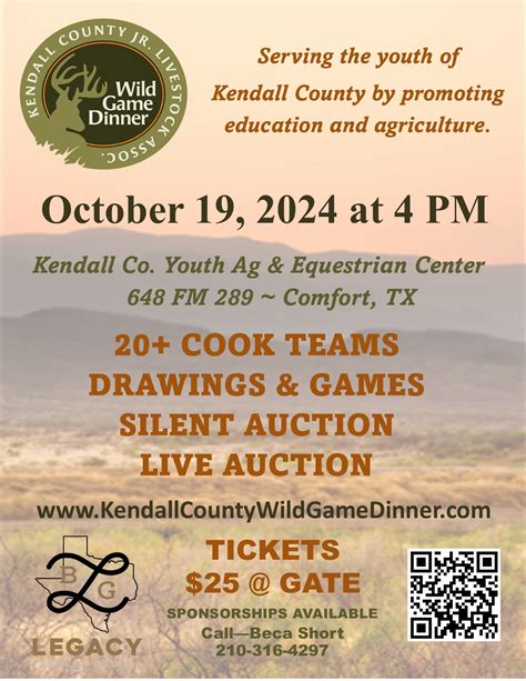 Wild Game Dinner - The Boerne Life