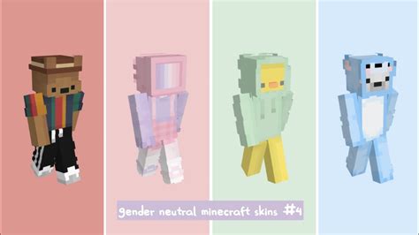 Gender Neutral Minecraft Skins 4 Minecraft Pe W Links Youtube