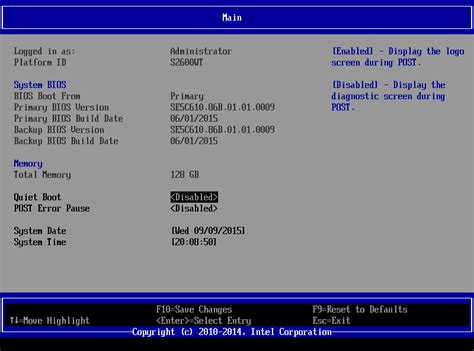 BIOS Performance Tuning Example