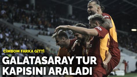 Galatasaray deplasmanda tur kapısını araladı