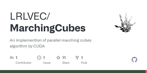 GitHub - LRLVEC/MarchingCubes: An implemention of parallel marching ...