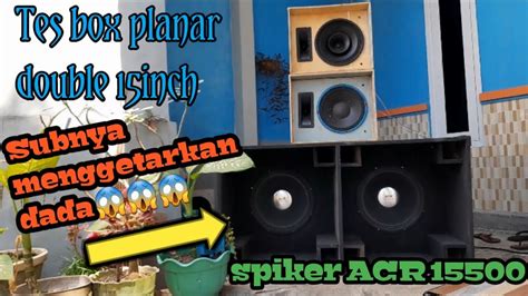 Tes Box Planar Double 15inch Spiker Acr 15500 YouTube