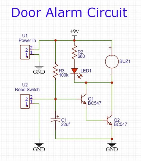 Door Security Alarm Circuit Security Alarm Door Alarms Security Door