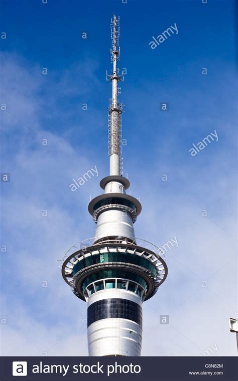 Detail of Sky Tower, Auckland, New Zealand Stock Photo - Alamy