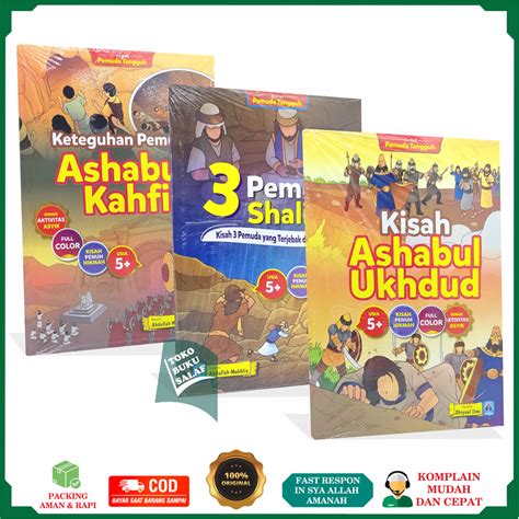 Jual Paket Buku Serial Pemuda Tangguh Kisah Ashabul Kahfi Ukhdud