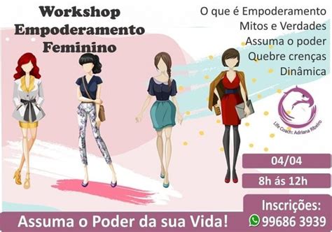 Workshop De Empoderamento Feminino Em Presidente Prudente Sympla